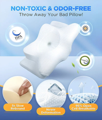 Novad® Memory Foam Neck Pillow
