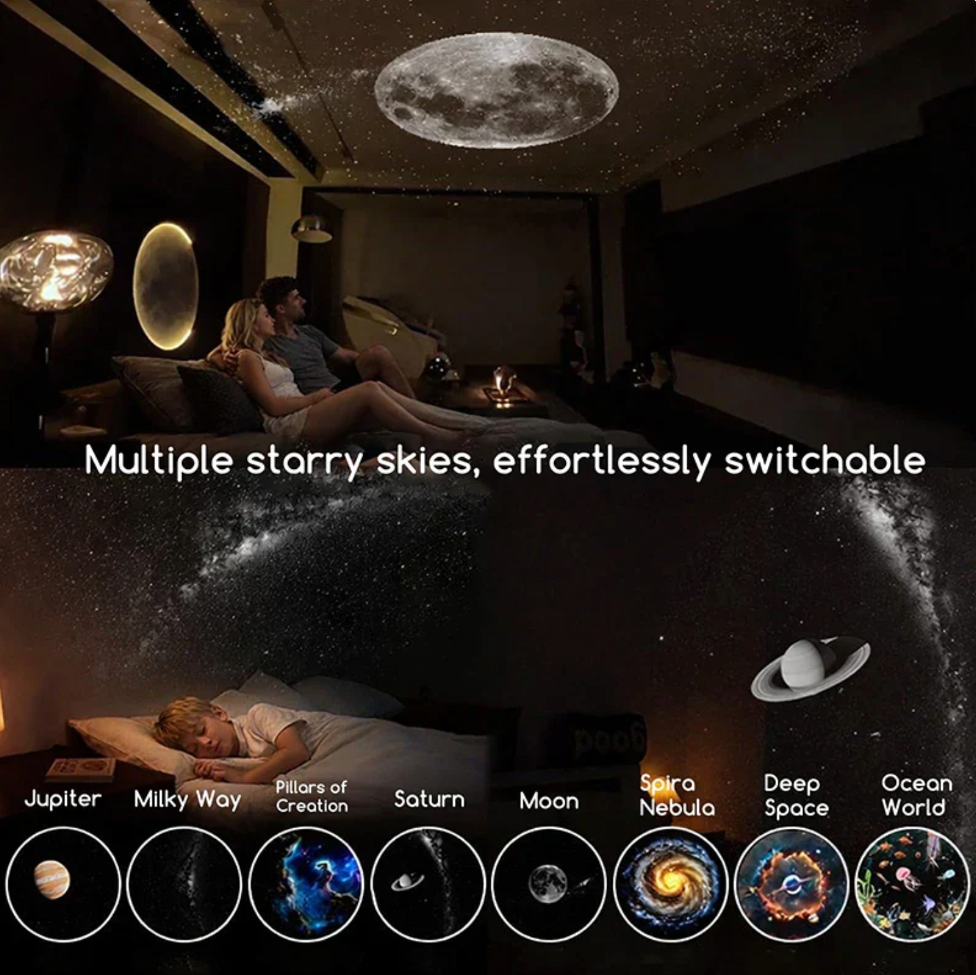 Galaxy Ceiling Projector - Novad