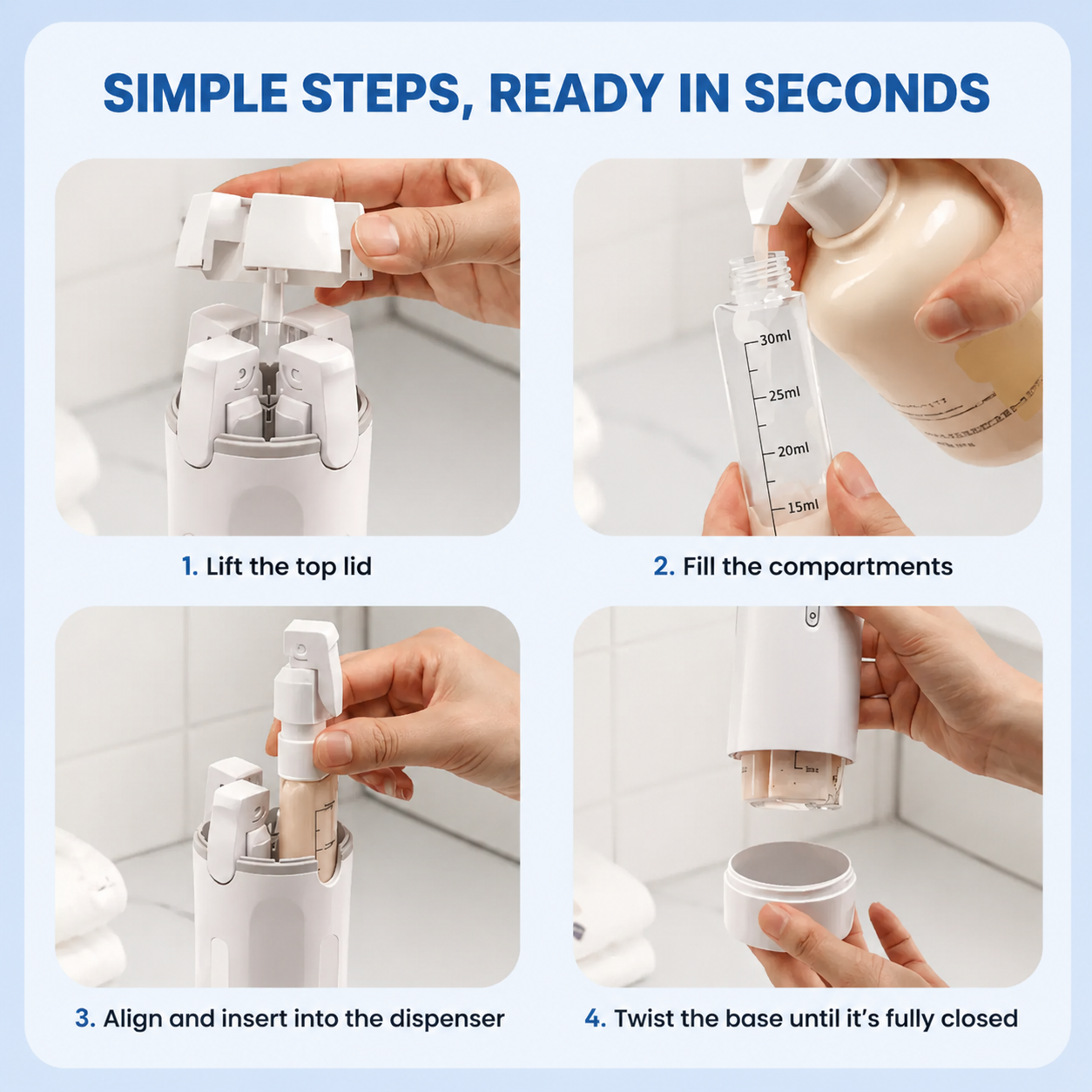 4-in-1 travel kit