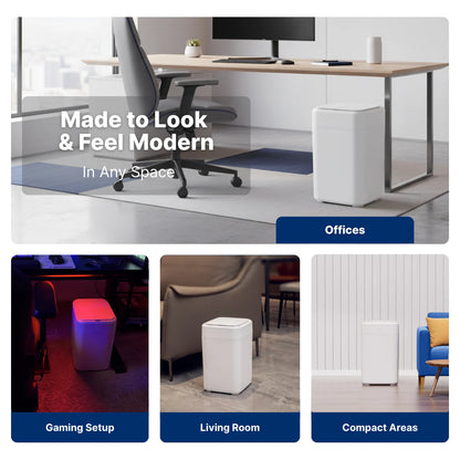 Self-sealing smart trash can
