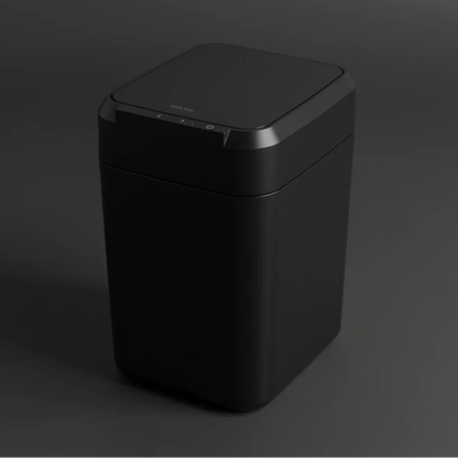 Self-sealing smart trash can